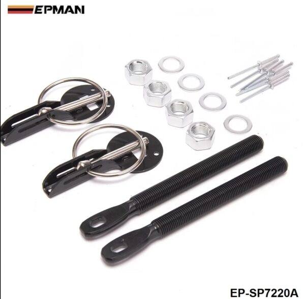 Racing hood bonnet pin kit-osiguraci za haubu crni